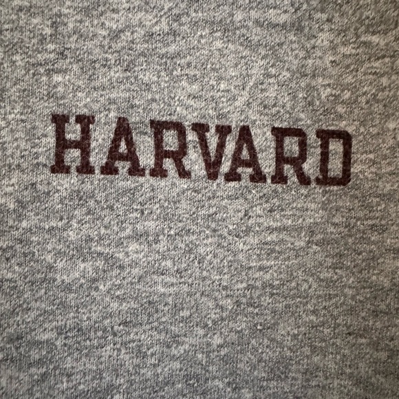 80s HARVARD X CHAMPION Vtg Grey Cotton Loopwheel T-Shirt M Made USA - Picture 2 of 6
